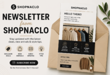 Newsletter from Shopnaclo
