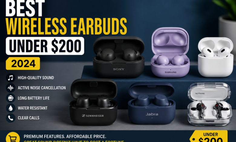 Best Wireless Earbuds Under 200 Dollars 2024