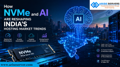 Image Alt Text: AI-Powered Web Hosting India Provider Arise Server DataCenter