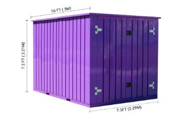 10 x 7.5 utility storage unit