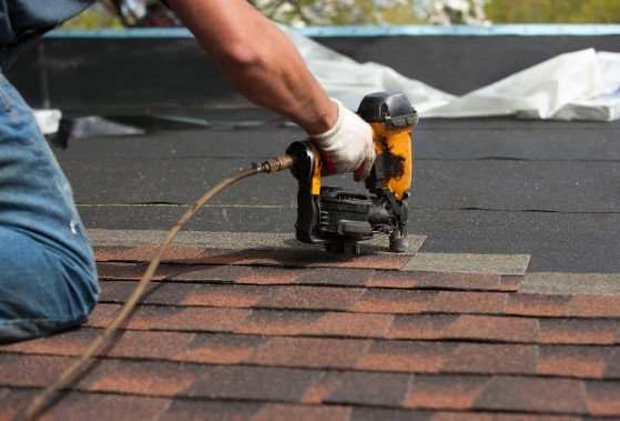 Asphalt shingle roofing in Houston