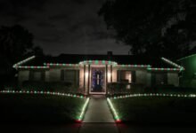 Permanent Christmas lights in Houston